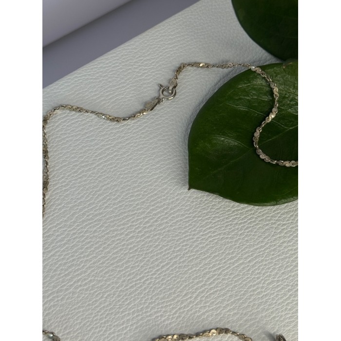 Vintage 925 Sterling Silver Necklace Length 18 inch