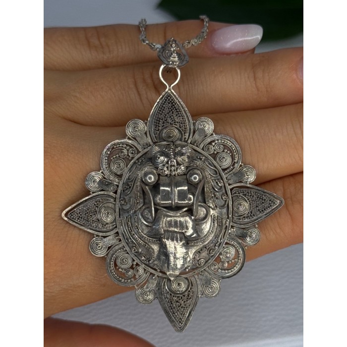 Vintage 925 Sterling Silver Necklace Length 18 inch