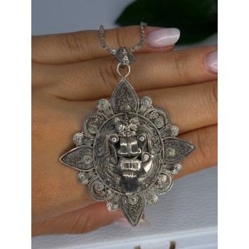 Vintage 925 Sterling Silver Necklace Length 18 inch