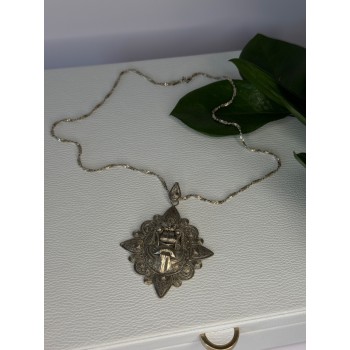 Vintage 925 Sterling Silver Necklace Length 18 inch