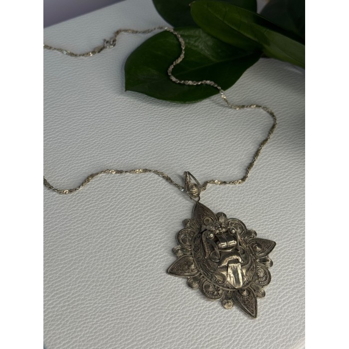 Vintage 925 Sterling Silver Necklace Length 18 inch