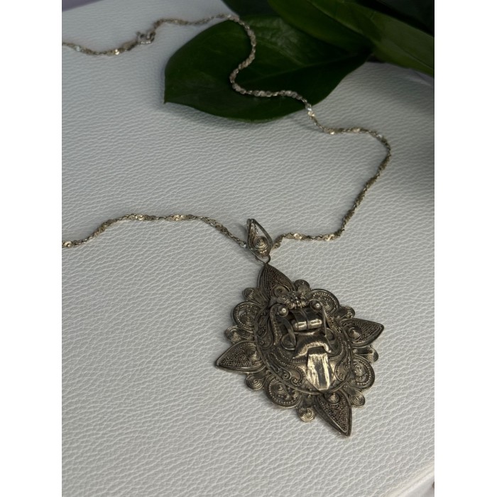 Vintage 925 Sterling Silver Necklace Length 18 inch