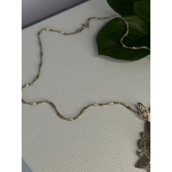 Vintage 925 Sterling Silver Necklace Length 18 inch