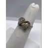925 Sterling Silver Sapphire Ring Size 4.5
