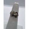 925 Sterling Silver Sapphire Ring Size 4.5