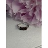 925 Sterling Silver Garnet Ring Size 8