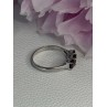 925 Sterling Silver Garnet Ring Size 8