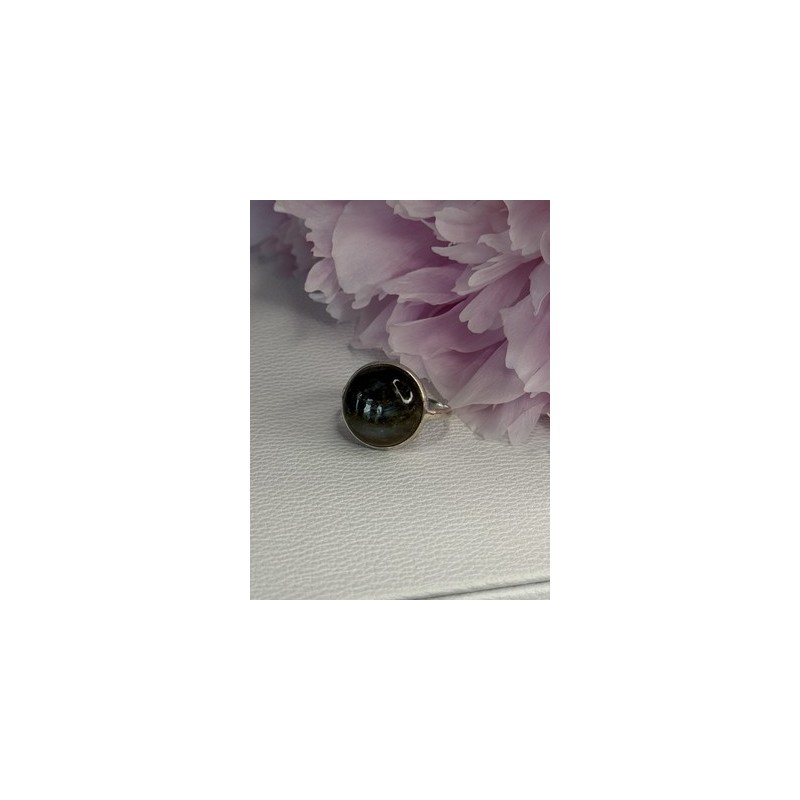 Vintage 925 Sterling Silver Labradorite Ring Size 7