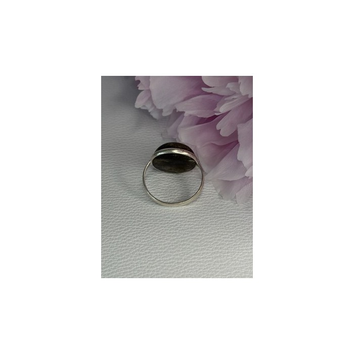Vintage 925 Sterling Silver Labradorite Ring Size 7
