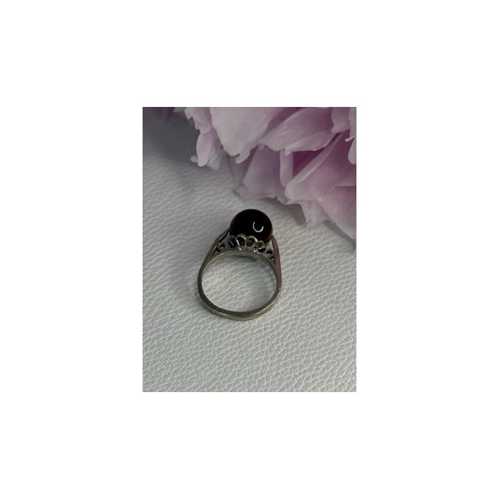 925 Sterling Silver Tiger's Eye Ring Size 5