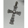 925 Sterling Silver CZ Cross