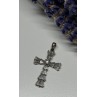 925 Sterling Silver CZ Cross