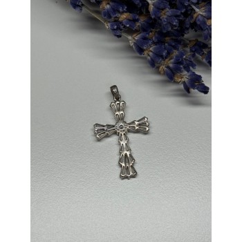 925 Sterling Silver CZ Cross