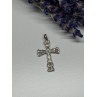 925 Sterling Silver CZ Cross