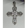 925 Sterling Silver CZ Cross
