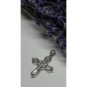 925 Sterling Silver CZ Cross