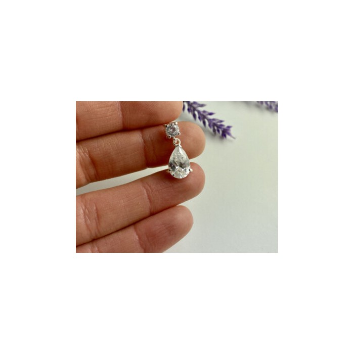 925 Sterling Silver CZ 