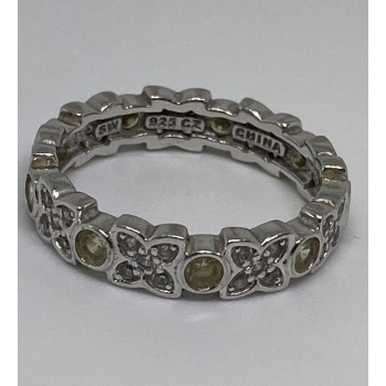 925 Sterling Silver CZ Ring Size 7