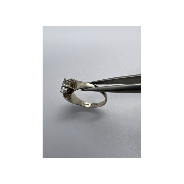 925 Sterling Silver Kabana & Colorless Spinel Ring Size 5.5