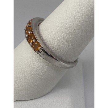 925 Sterling Silver CZ Ring Size 8