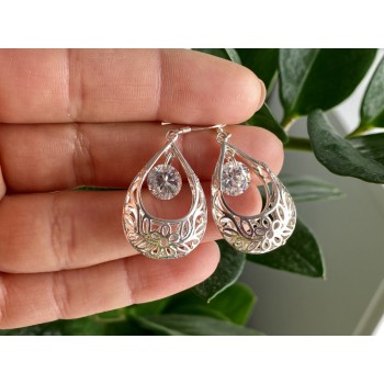 925 Sterling Silver CZ 