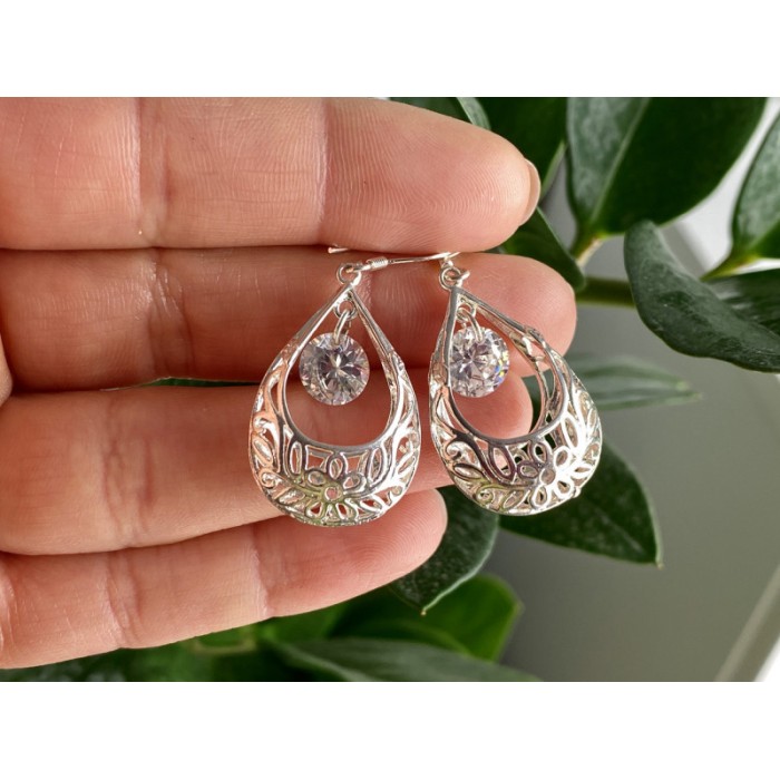 925 Sterling Silver CZ 