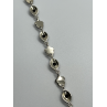 925 STERLING SILVER AGATE & MARCASITE  BRACELET