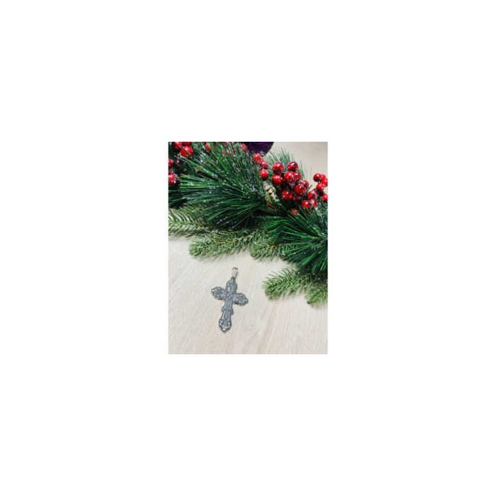 925 STERLING SILVER CROSS PENDANT MEXICO
