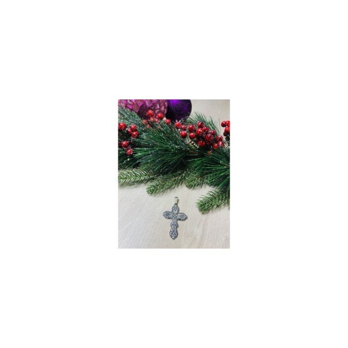 925 STERLING SILVER CROSS PENDANT MEXICO