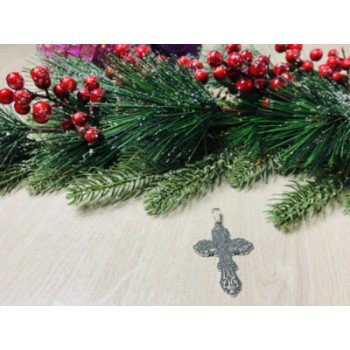 925 STERLING SILVER CROSS PENDANT MEXICO