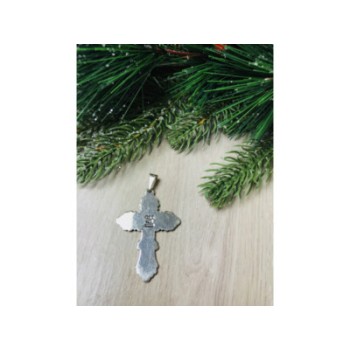925 STERLING SILVER CROSS PENDANT MEXICO