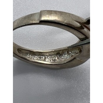 925 Sterling Silver & CZ Ring Size 7.5