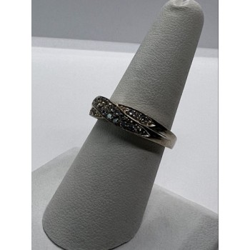 925 Sterling Silver & CZ Ring Size 7.5