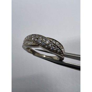 925 Sterling Silver & CZ Ring Size 7.5