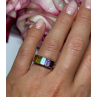 925 Sterling Silver Tourmaline Ring Size 5.5