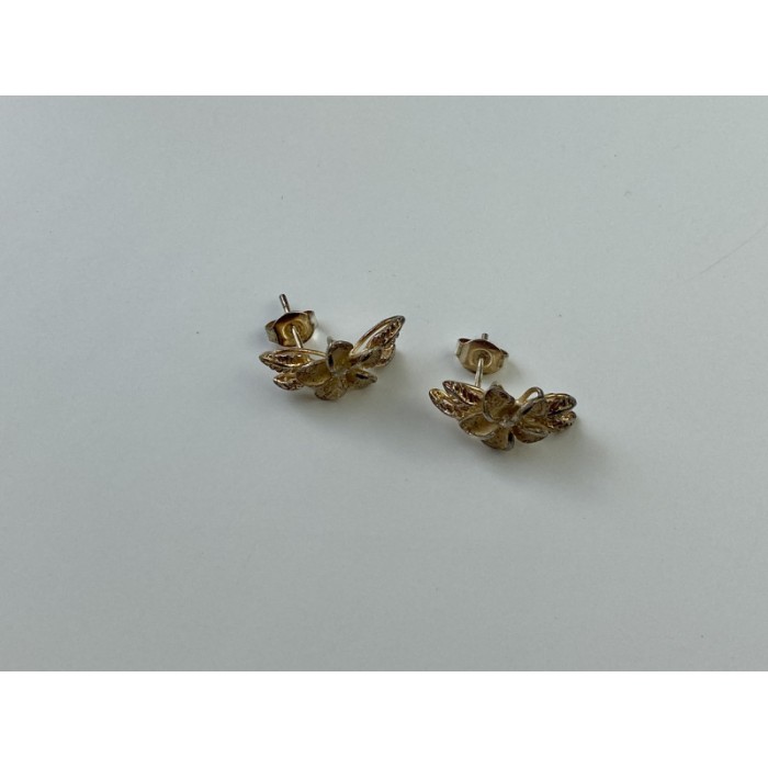 925 Sterling Silver Gold Plated CZ 