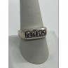925 Sterling Silver CZ Ring Size 9