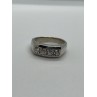 925 Sterling Silver CZ Ring Size 9