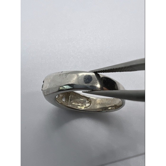 925 Sterling Silver CZ Ring Size 9