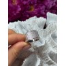 925 Sterling Silver Diamonds Ring Size 8.5