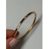 14K YELLOW GOLD BRACELET BLUE & WHITE SAPPHIRE