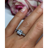 925 Sterling Silver CZ Ring Size 7