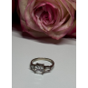 925 Sterling Silver CZ Ring Size 7