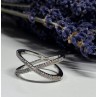 925 Sterling Silver CZ Ring Size 8.5