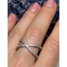 925 Sterling Silver CZ Ring Size 8.5