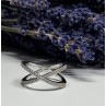 925 Sterling Silver CZ Ring Size 8.5