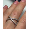 925 Sterling Silver CZ Ring Size 8.5