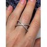 925 Sterling Silver CZ Ring Size 8.5
