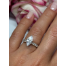 925 Sterling Silver CZ Ring Size 5.5