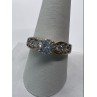 925 Sterling Silver & CZ Ring Size 9.5